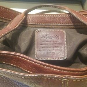 Fossil 1954 75082 Two Strap Tote Leather Bag